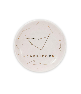 Lucky Feather Zodiac Dish- Capricorn