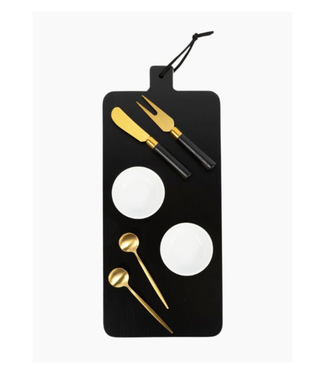 Bamboo Abode 7 Piece Charcuterie Board Gift Set