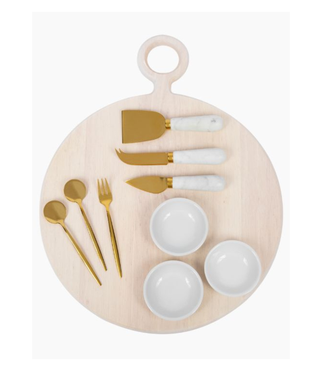 Bamboo Abode 10 Piece Charcuterie Board Gift Set