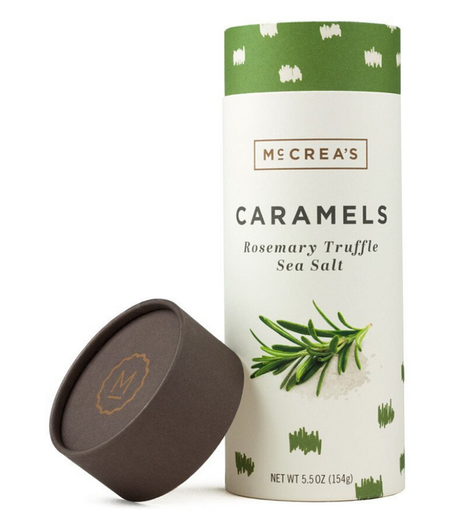 Sleeve of Rosemary-Truffle Sea Salt Caramels