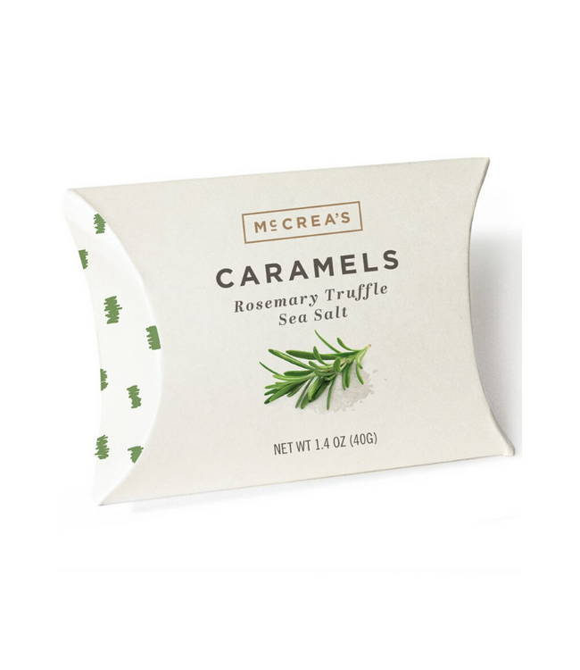Pillows of Rosemary-Truffle Sea Salt Caramels