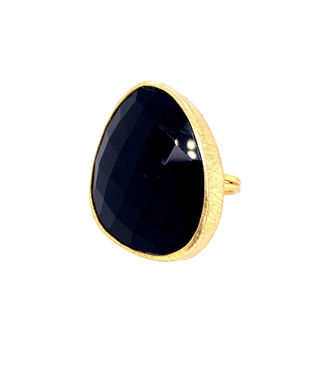 Felix Free Form Gemstone Ring-Black Onyx