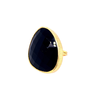 Felix Free Form Gemstone Ring-Black Onyx Felix Free Form Gemstone Ring-Black Onyx