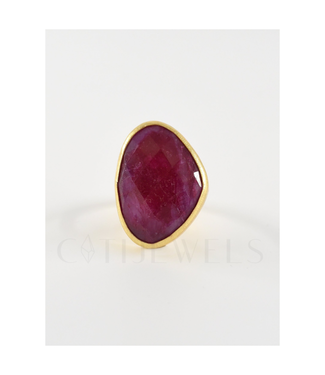 Felix Free Form Gemstone Ring-Ruby Felix Free Form Gemstone Ring-Ruby