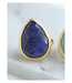 Felix Teardrop Gemstone Ring-Sapphire