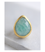 Felix Teardrop Gemstone Ring-Amanzonite