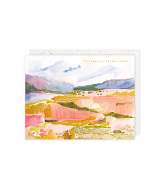 Seedlings Pink and Blue Desert Card