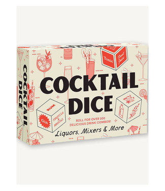 Chronicle Books Cocktail Dice