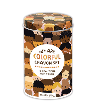 Chronicle Books We are Colorful Skin Tone Crayon Set