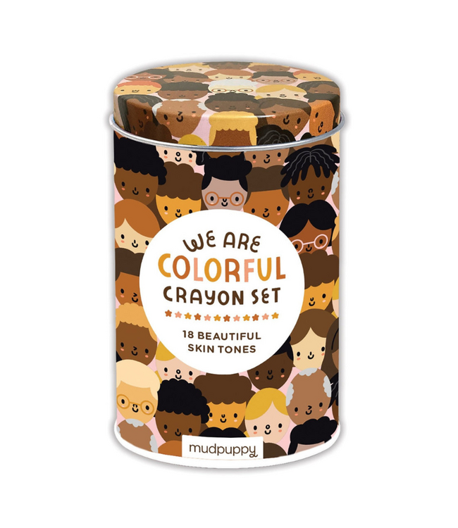 We are Colorful Skin Tone Crayon Set
