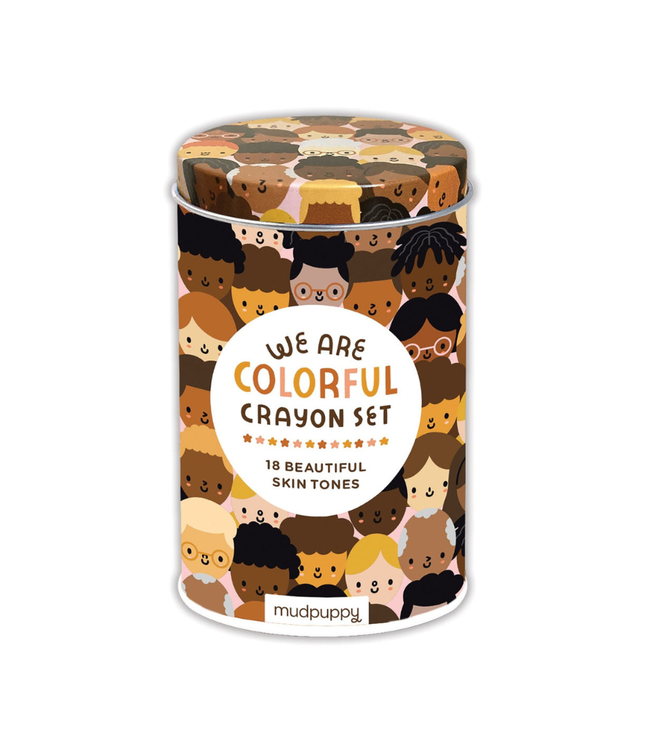 Chronicle Books We are Colorful Skin Tone Crayon Set