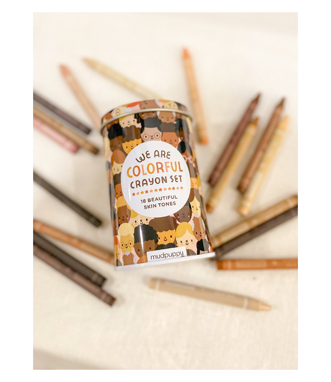 We are Colorful Skin Tone Crayon Set