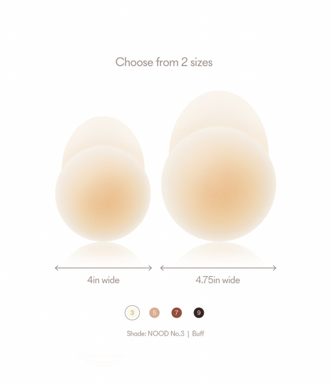 No-Show Reusable Nipple Covers - Large