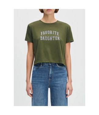 Favorite Daughter Cropped Collegiate Tee