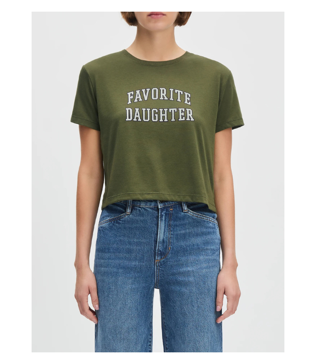 Cropped Collegiate Tee