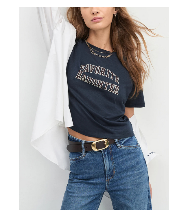 Cropped Collegiate Tee