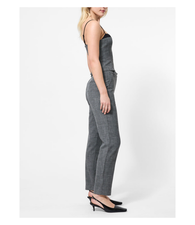 Cropped Slim Fit Pants