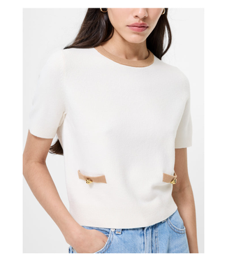French Connection Babysoft Short Sleeve Top