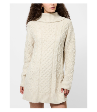 French Connection Makira Knit Turtleneck Mini Dress