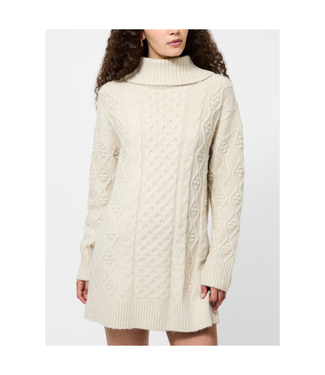 French Connection Makira Knit Turtleneck Mini Dress