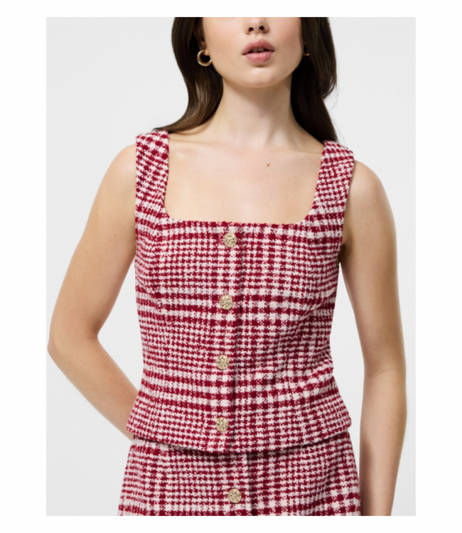 French Connection Square Neck Sleeveless Top