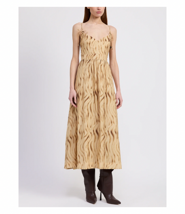 Avayah Ruffle Midi Dress