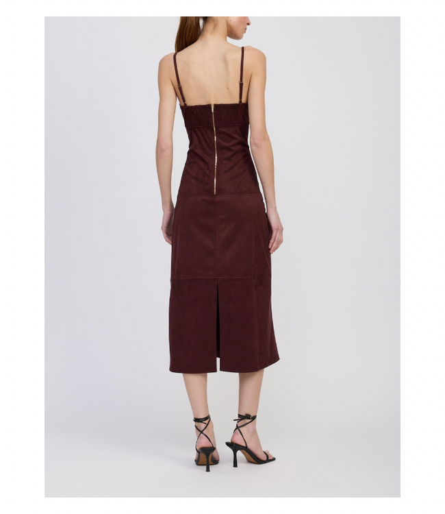 Eve Suede Midi Dress