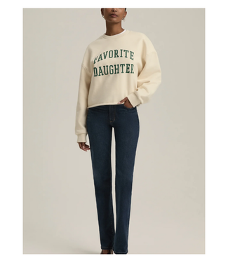 Favorite Daughter The Cropped Collegiate Sweatshirt