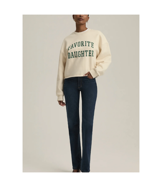Favorite Daughter The Cropped Collegiate Sweatshirt
