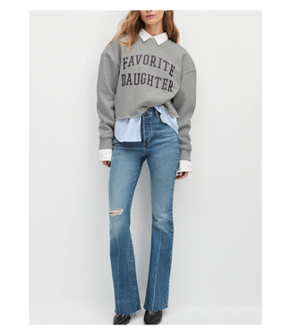 Favorite Daughter The Cropped Collegiate Sweatshirt