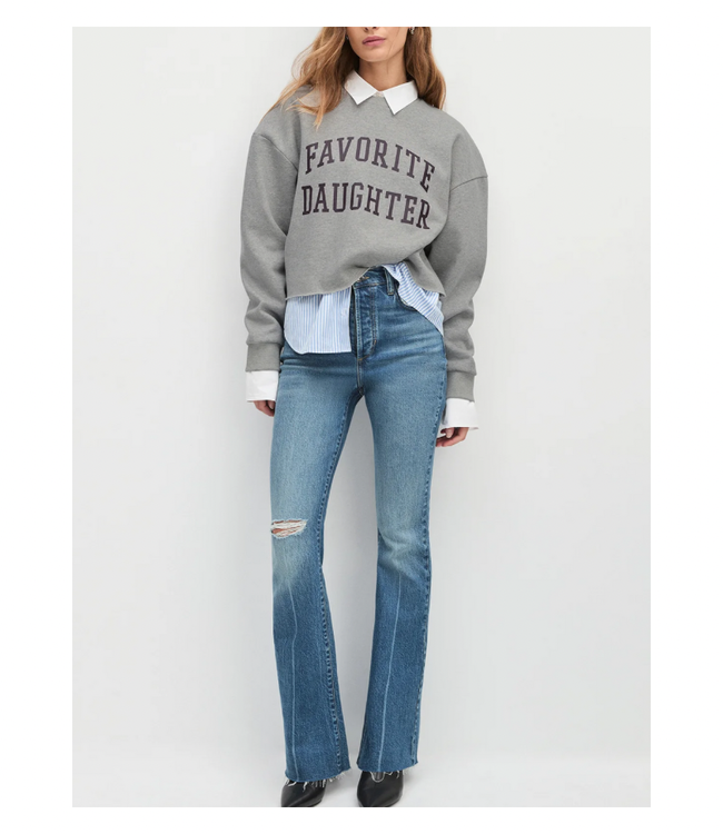 The Cropped Collegiate Sweatshirt