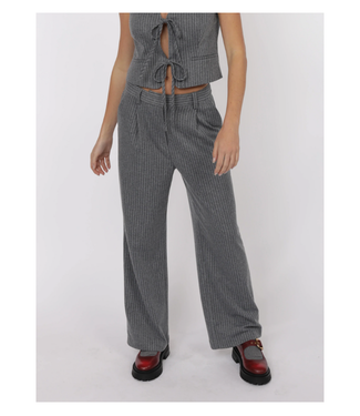 Sage The Label Day to Day Pinstripe Straigh Leg Pants