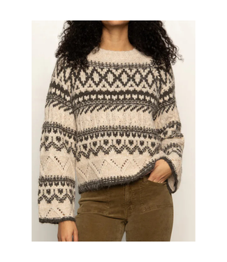 Sanctuary Fairisle Crew Neck Sweater
