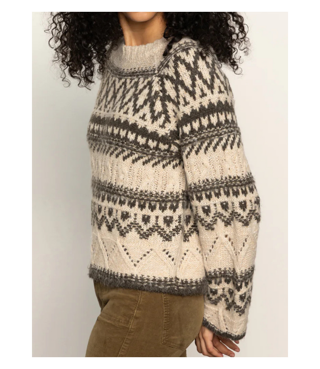 Fairisle Crew Neck Sweater