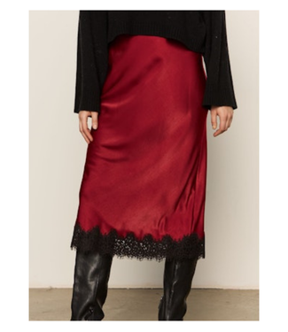 Sanctuary Slip Skirt W/ Lace