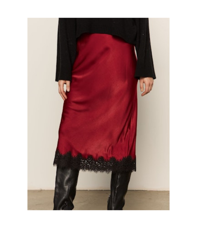 Sanctuary Slip Skirt W/ Lace