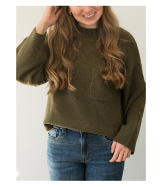 Sanctuary One Pkt Crew Sweater