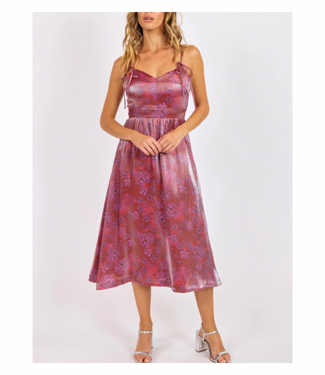 Sage The Label Floral Glow Bodice Dress