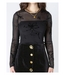 Dex Burnout Patterned Bodysuit