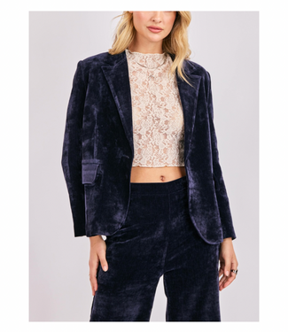 Avenue Velvet Blazer