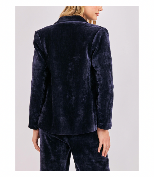 Avenue Velvet Blazer