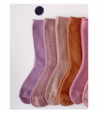 ELMNTL Cloudwalk Wool Socks-Berry Shake