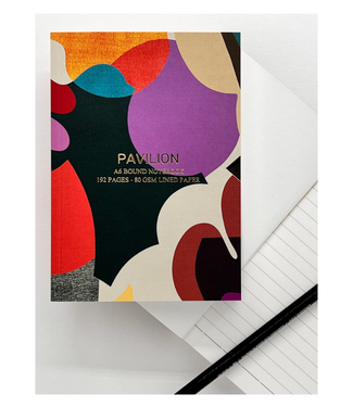 Pavilion Assemblage A6 Buckram Embossed Foiled Notebook