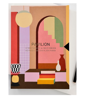 Pavilion Casa Modern Interiors Home A5 Buckram Foiled Notebook