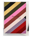 Pavilion Festival Striped A5 Buckram Embossed Foiled Notebook Sketch