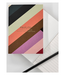 Pavilion Festival Striped A6 Buckram Embossed Foiled Notebook