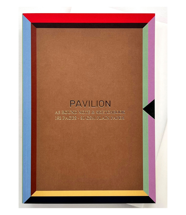 Frame A5 Buckram Embossed Foiled Notebook