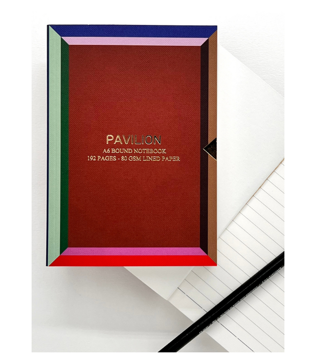 Frame A6 Buckram Embossed Foiled Notebook
