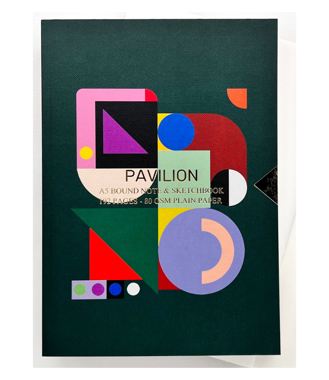 System A5 Buckram Embossed Foiled Notebook