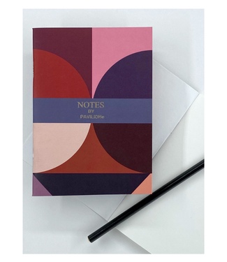 Pavilion Geometric Testcard Foiled A6 Notes Jotter